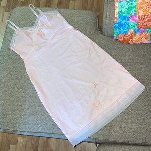 Vintage Charmode pink poodle women’s nightgown, as is